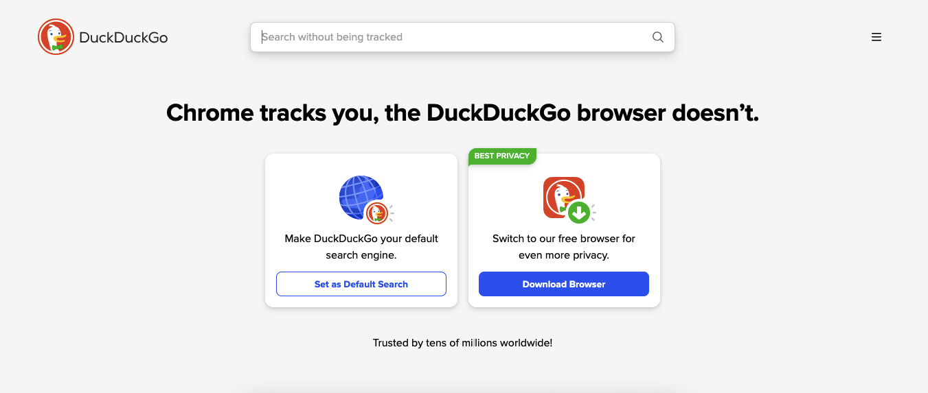 DuckDuckGo: Best browser for search and privacy