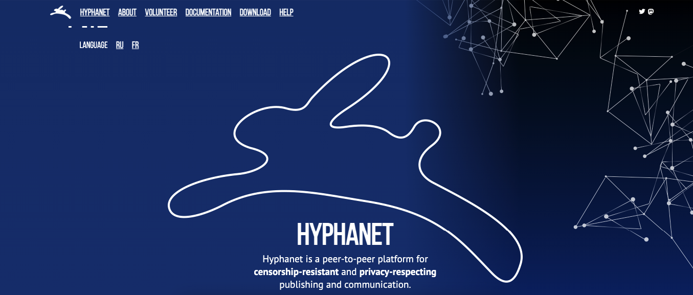 Hyphanet: peer-to-peer browser