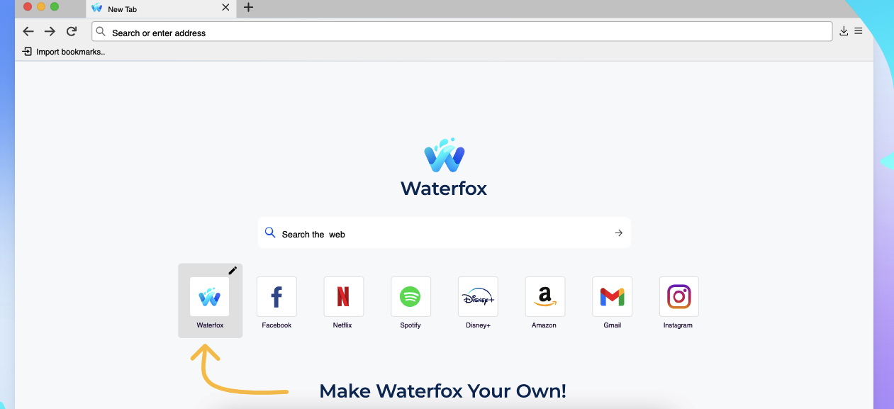 Waterfox: Firefox fork that disable telemetry