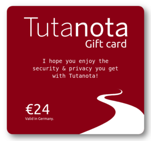 Diga "Feliz Natal" com cartões de presente Tutanota!

